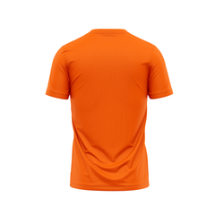 Round Neck Printed Jersey Orange NP00178