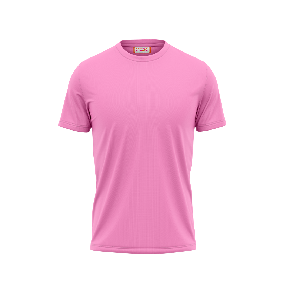 Crew Neck Pink T Shirt For Ladies Plain Round Neck – Next Print