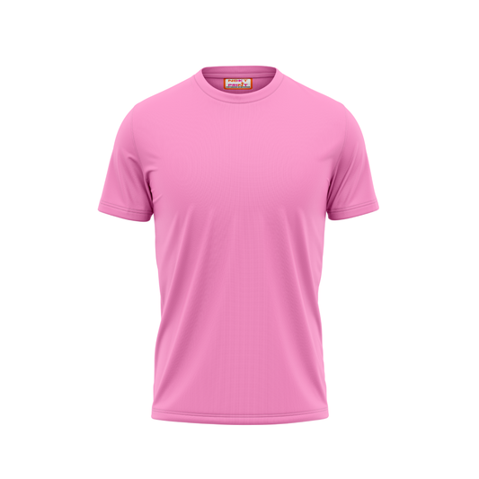 Plain Round Neck Pink.
