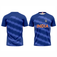 Next Print Round Neck India Cricket Jersey