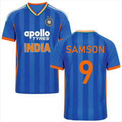 Next Print India Blue Jersey With Name Print Samson T-Shirt.