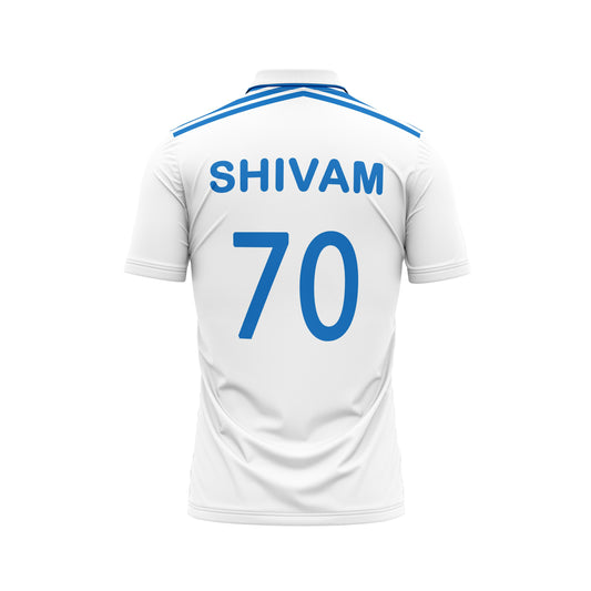 Next Print Shivam Indian Test Cricket Team Jersey