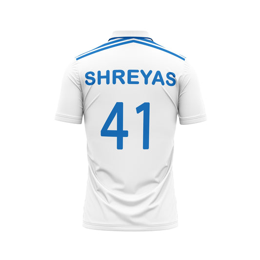 Next Print Shreyas Indian Test Cricket Team Jersey