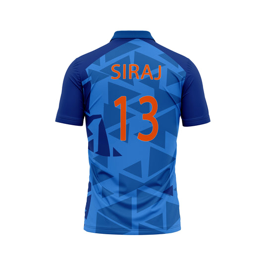 Next Print Siraj Printed Jersey Blue