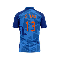 Next Print Siraj Printed Jersey Blue