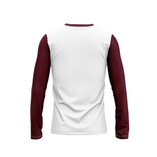 Round Neck Fullsleeve Printed Jersey White NP50000589