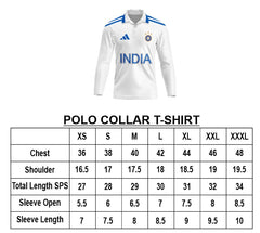 Customised India Test Cricket Team Jersey With Name & Number Print.