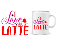 I Love You A Little Quote Mug