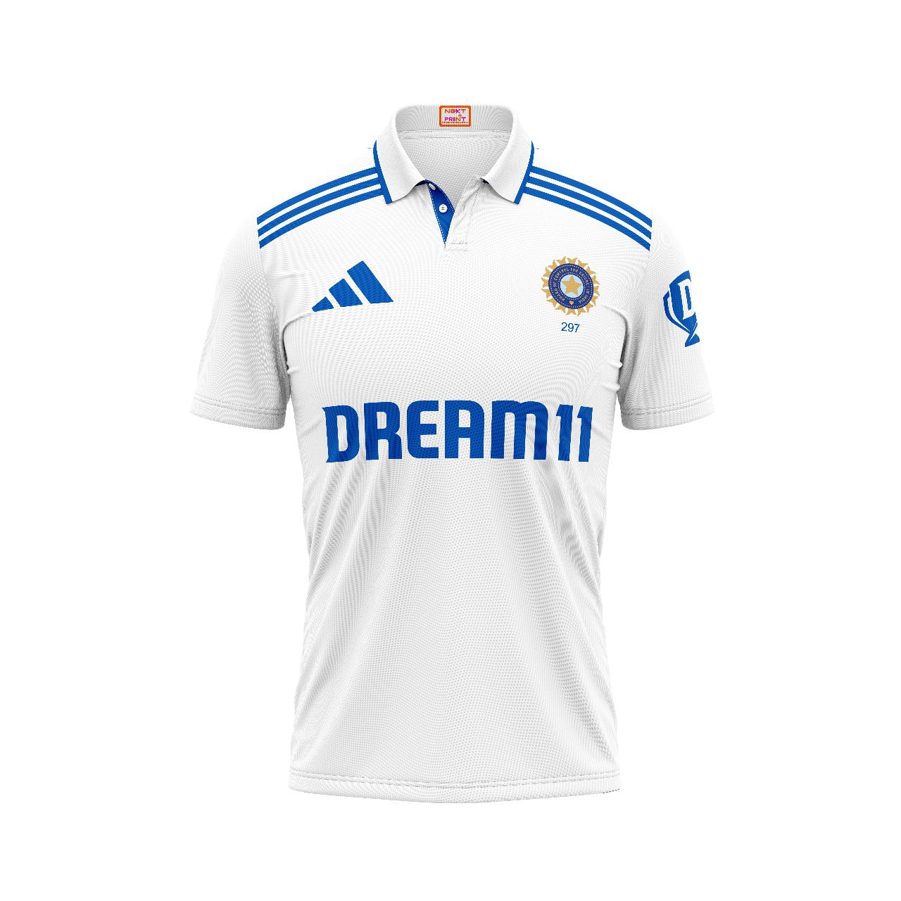 Next Print Akash Indian Test Cricket Team Jersey - Main Image