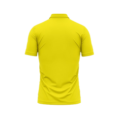 Polo Neck Printed Jersey Yellow NP50000365