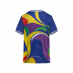 Next print Abstract Colorful Sports T-Shirt for Men | Custom Sublimation Gym & Team Jersey | India