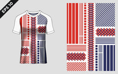 Next Print design for jersey round neck.