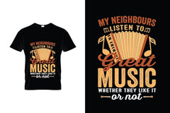 Next Print Accordion Tshirt .