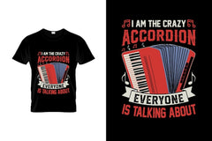 Accordion TShirt Design