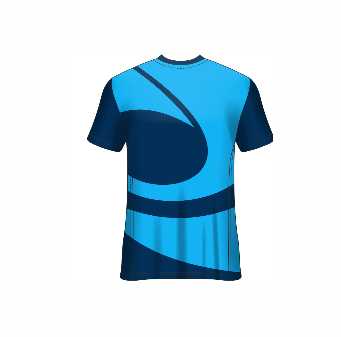 All Over Customized All Over Customized Round Neck t-shirt NP0000S656 - Next Print