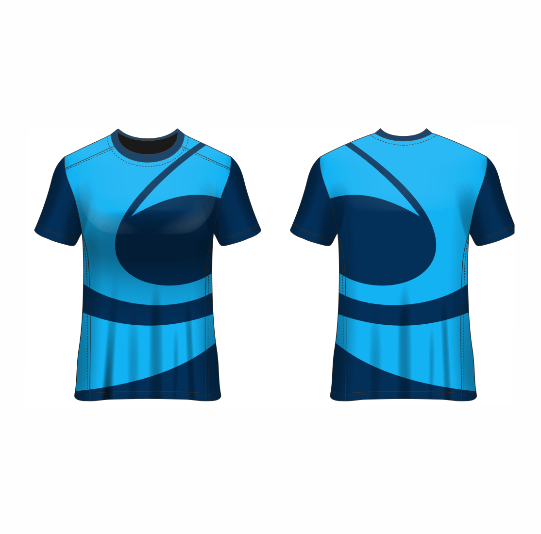 All Over Customized All Over Customized Round Neck t-shirt NP0000S656 - Next Print