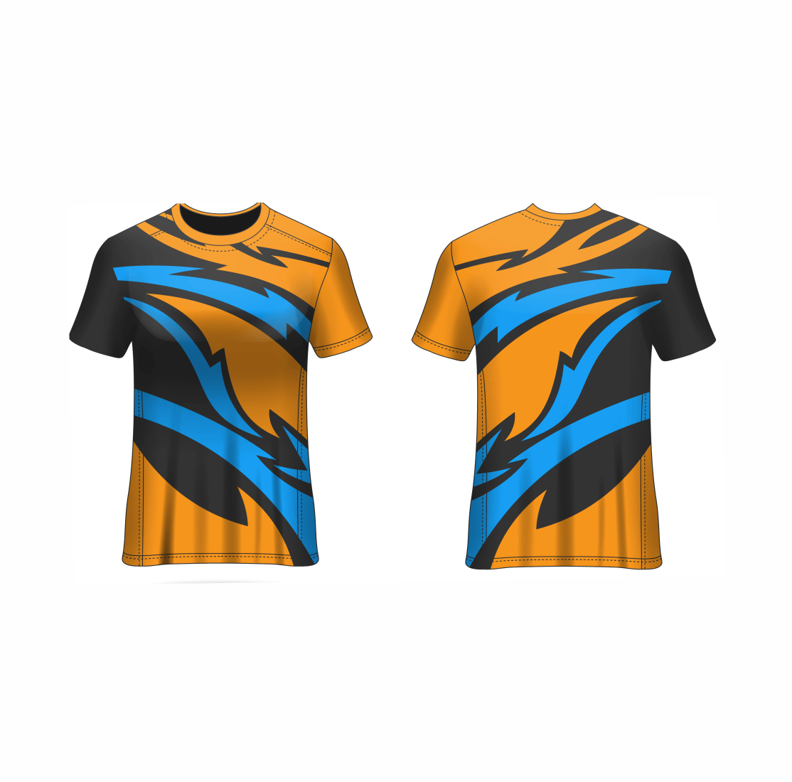 All Over Customized All Over Customized Round Neck t-shirt NP0000S658 - Next Print