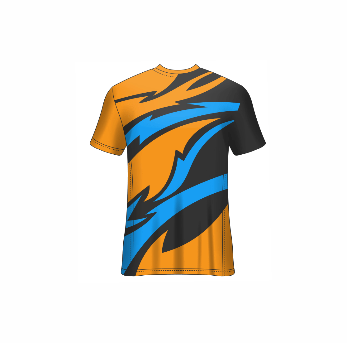 All Over Customized All Over Customized Round Neck t-shirt NP0000S658 - Next Print