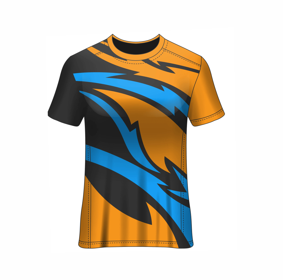 All Over Customized All Over Customized Round Neck t-shirt NP0000S658 - Next Print