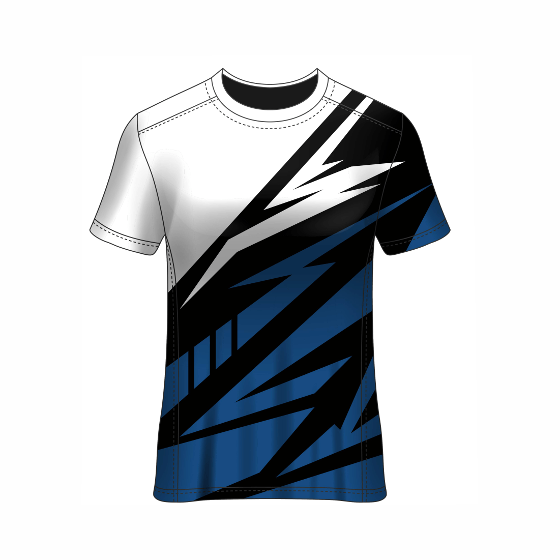 All Over Customized All Over Customized Round Neck t-shirt NP0000S667 - Next Print