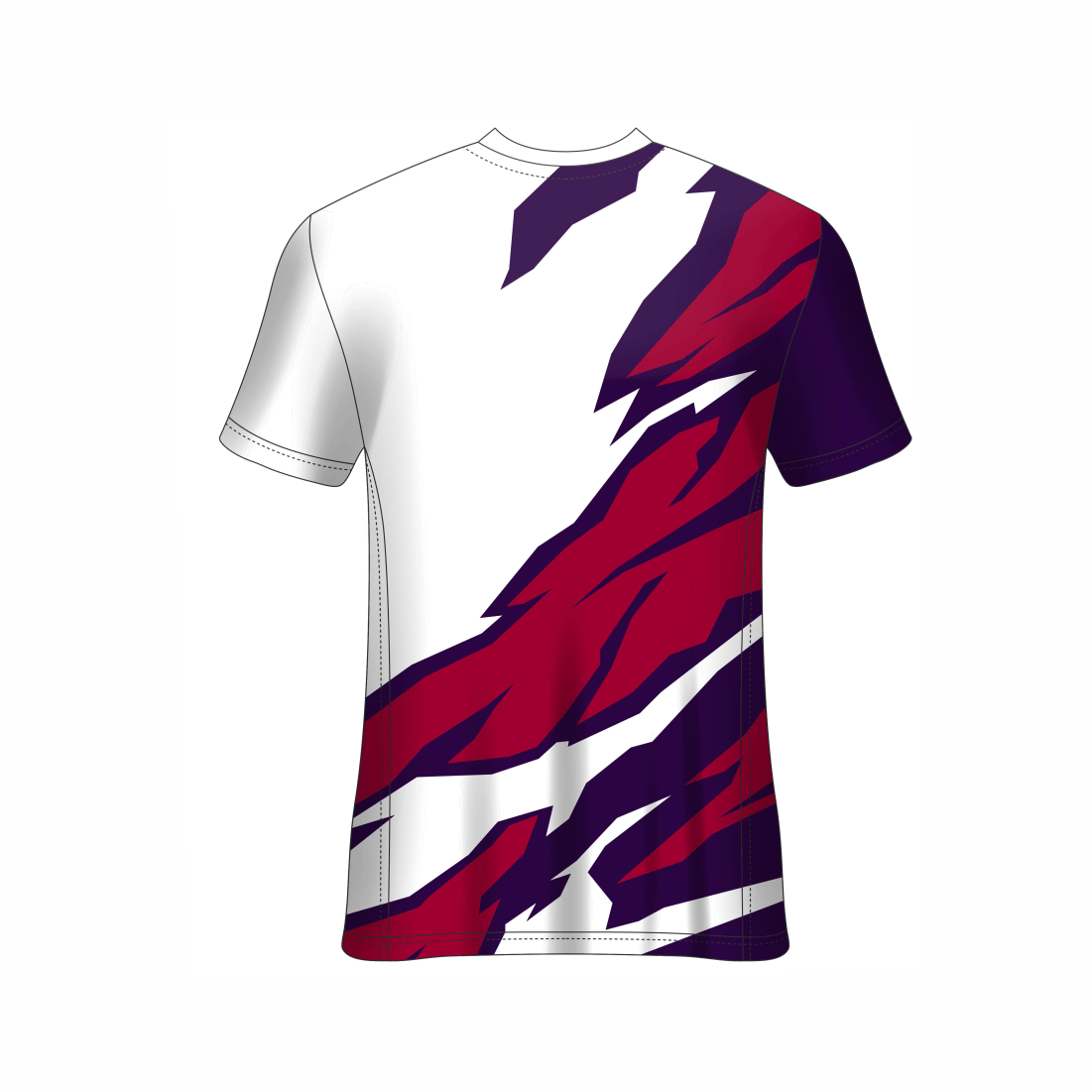 All Over Customized All Over Customized Round Neck t-shirt NP0000S670 - Next Print