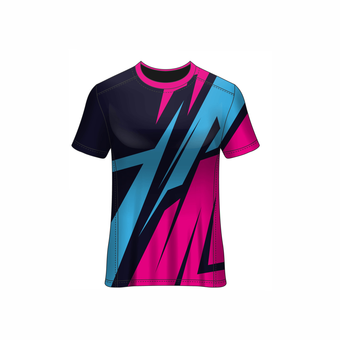 All Over Customized All Over Customized Round Neck t-shirt NP0000S672 - Next Print