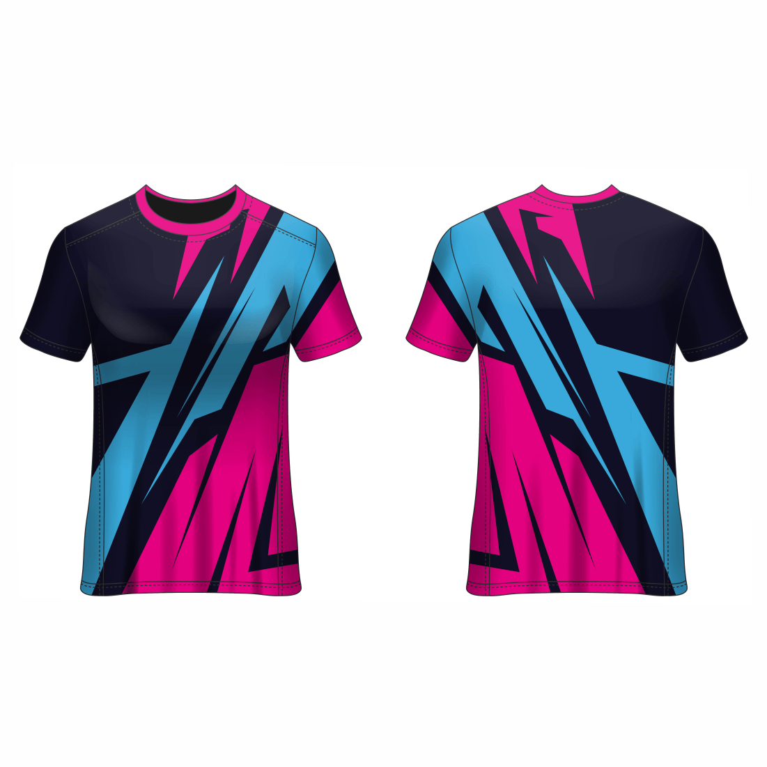 All Over Customized All Over Customized Round Neck t-shirt NP0000S672 - Next Print