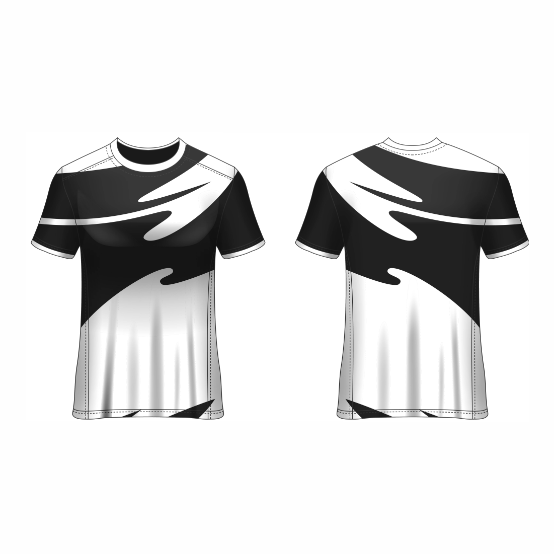 All Over Customized All Over Customized Round Neck t-shirt NP0000S673 - Next Print