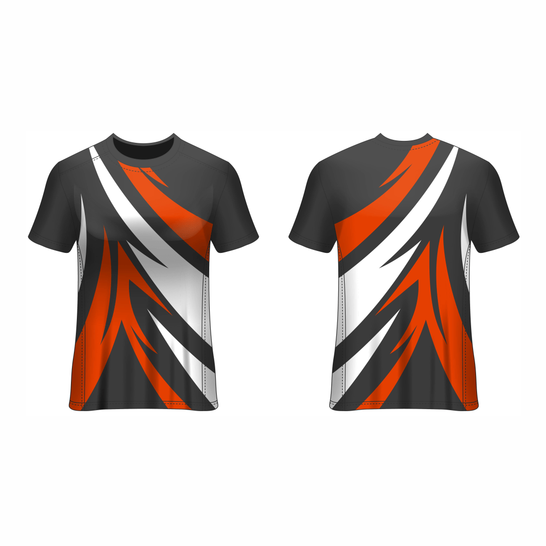 All Over Customized All Over Customized Round Neck t-shirt NP0000S676 - Next Print