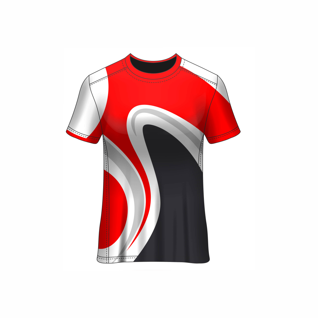 All Over Customized All Over Customized Round Neck t-shirt NP0000S677 - Next Print