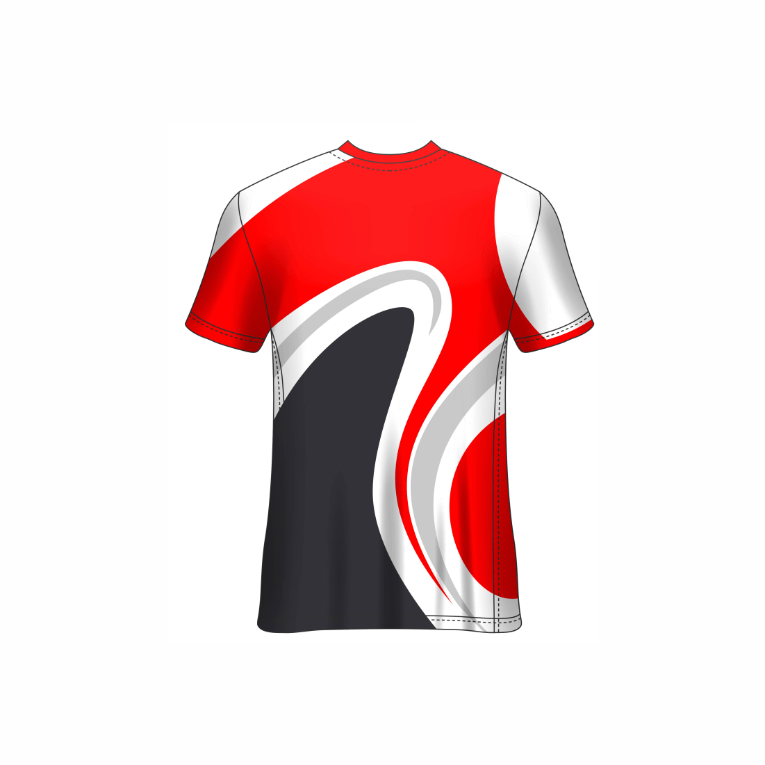 All Over Customized All Over Customized Round Neck t-shirt NP0000S677 - Next Print