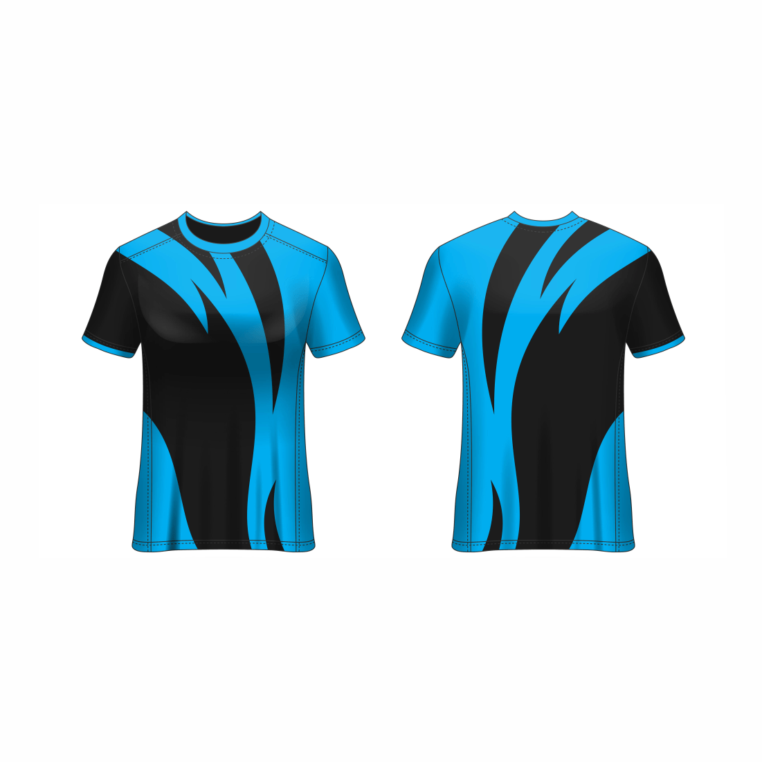 All Over Customized All Over Customized Round Neck t-shirt NP0000S680 - Next Print