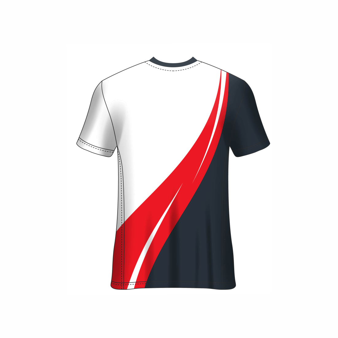 All Over Customized All Over Customized Round Neck t-shirt NP0000S681 - Next Print