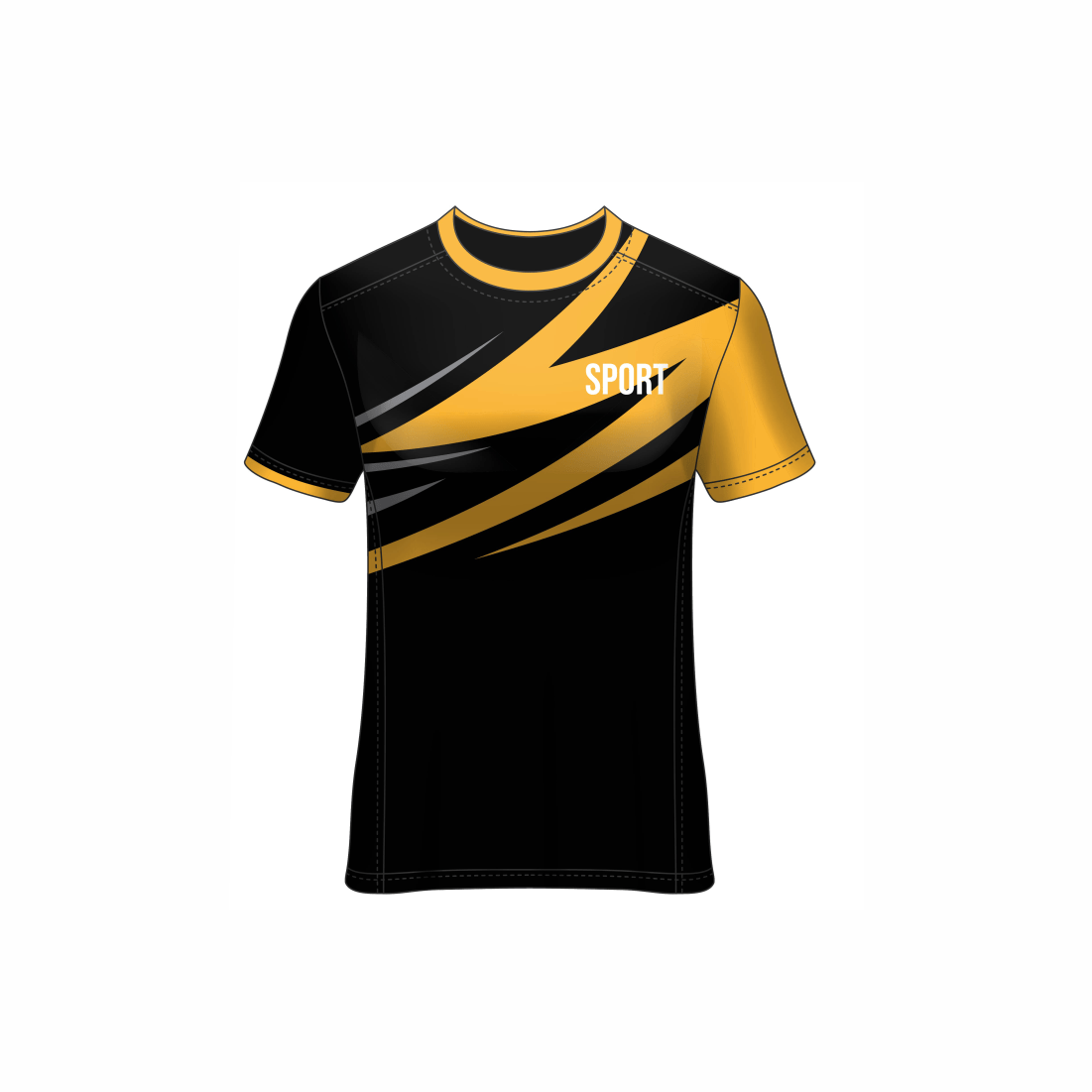 All Over Customized All Over Customized Round Neck t-shirt NP0000S682 - Next Print