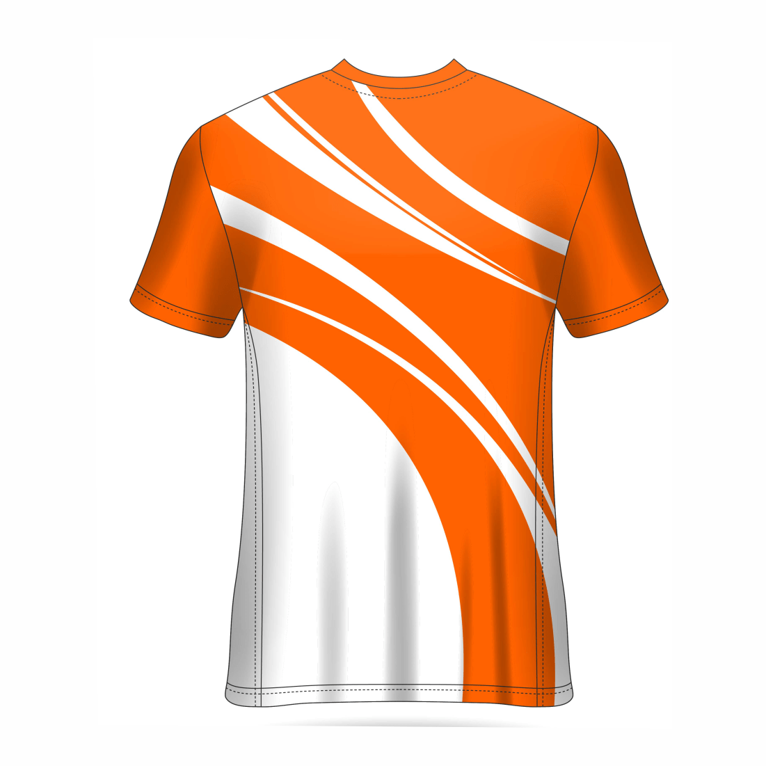 All Over Customized All Over Customized Round Neck t-shirt NP0000S683 - Next Print