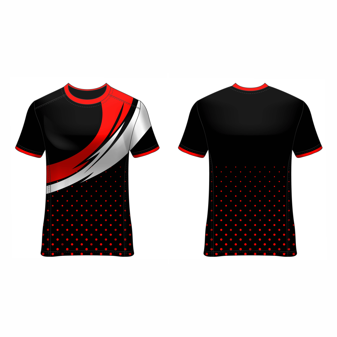 All Over Customized All Over Customized Round Neck t-shirt NP0000S686 - Next Print