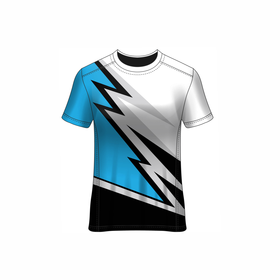 All Over Customized All Over Customized Round Neck t-shirt NP0000S687 - Next Print