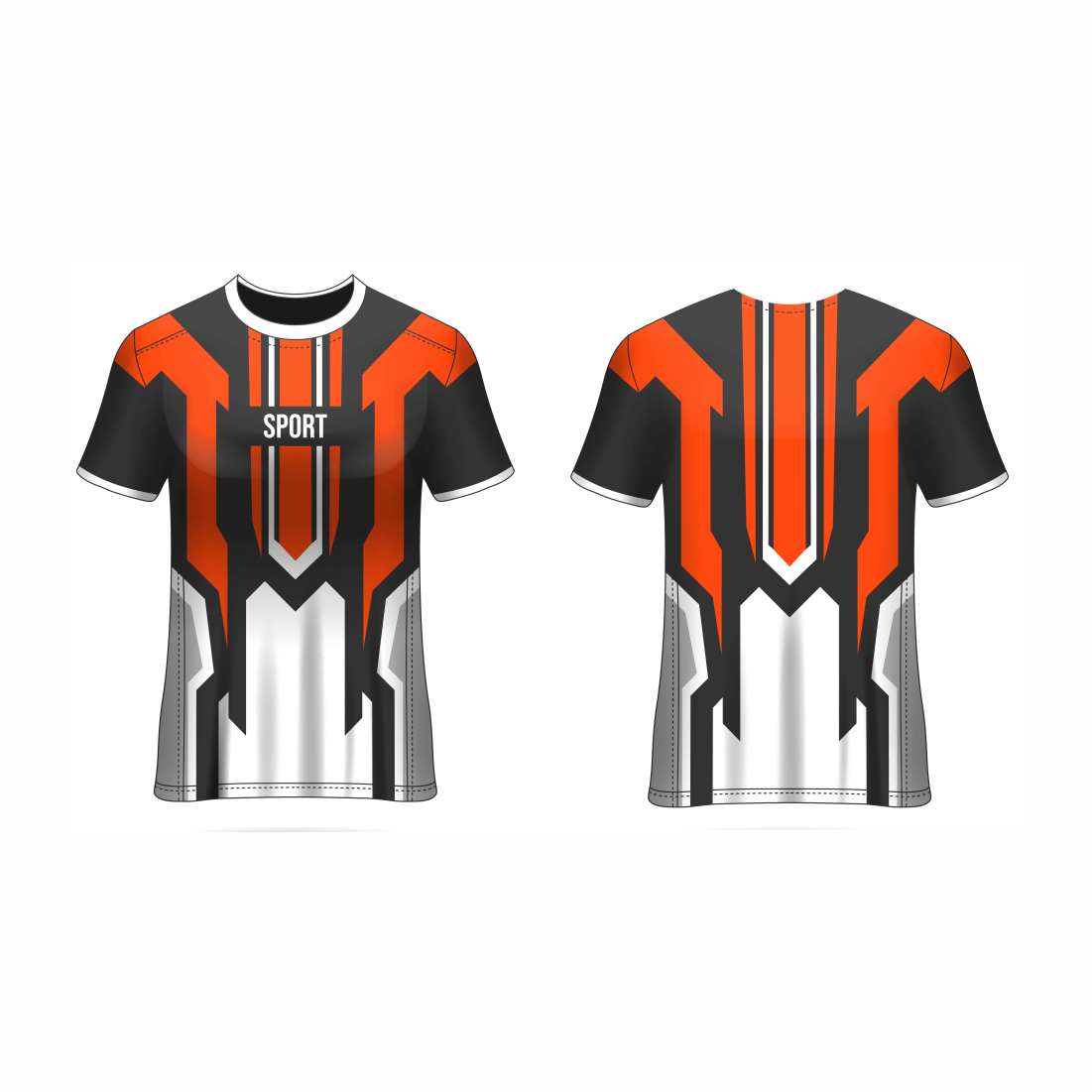 All Over Customized All Over Customized Round Neck t-shirt NP0000S687 - Next Print