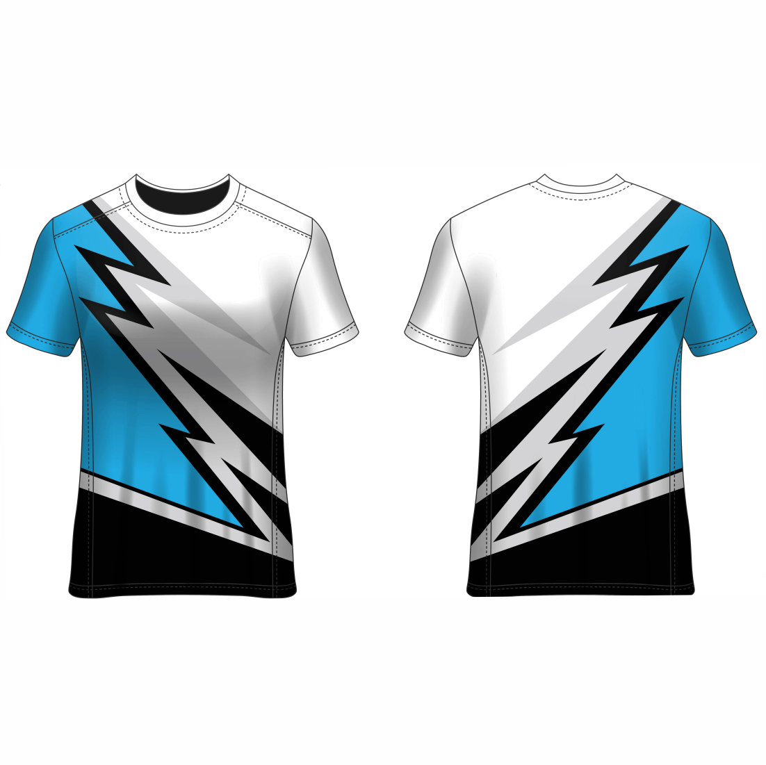 All Over Customized All Over Customized Round Neck t-shirt NP0000S687 - Next Print