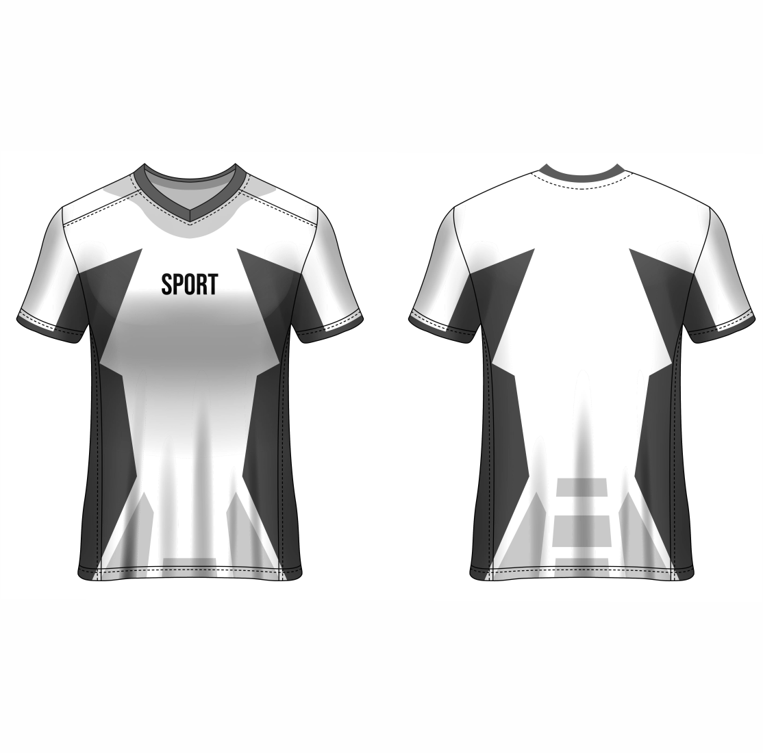 All Over Customized All Over Customized V Neck t-shirt NP0000S661 - Next Print