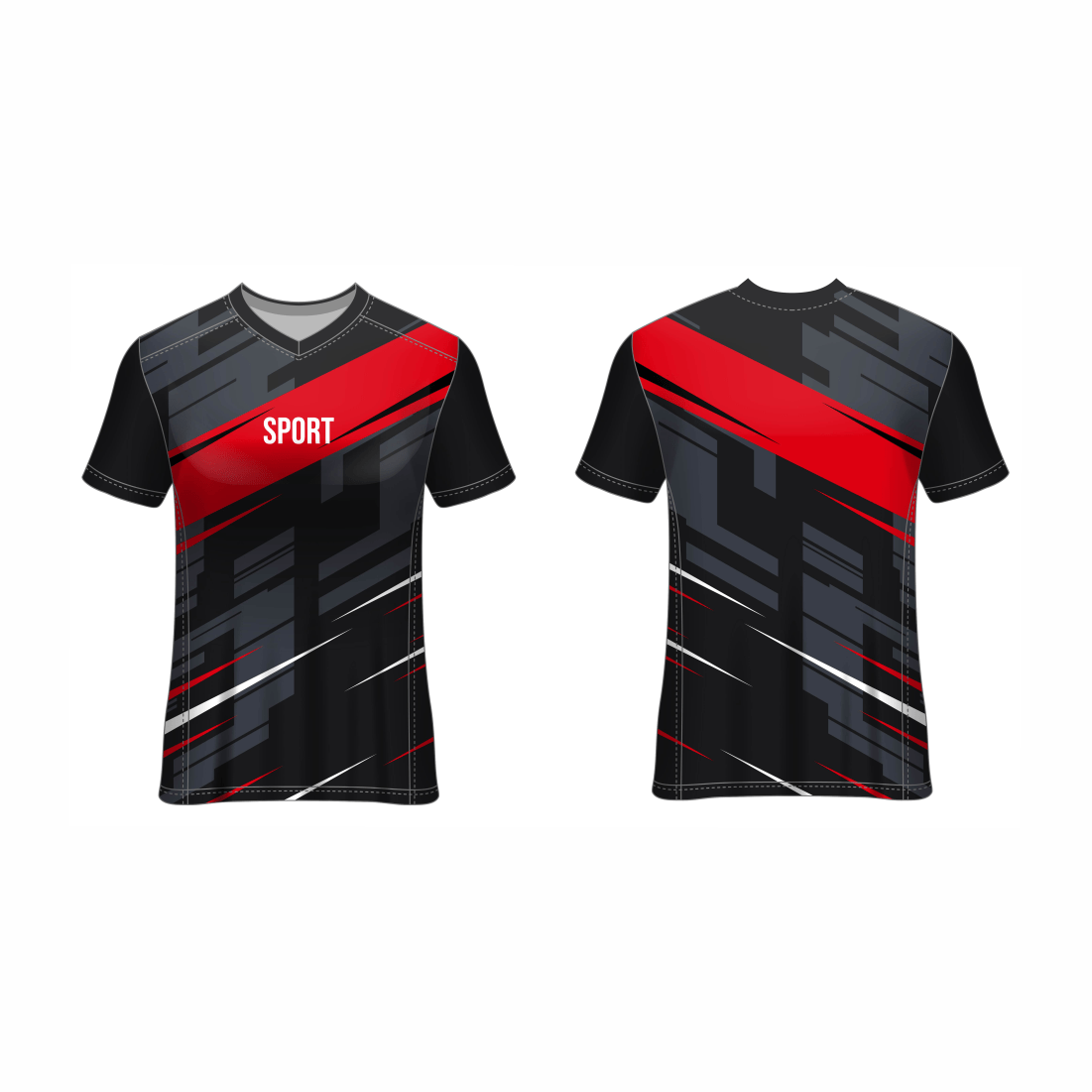 All Over Customized All Over Customized V Neck t-shirt NP0000S665 - Next Print