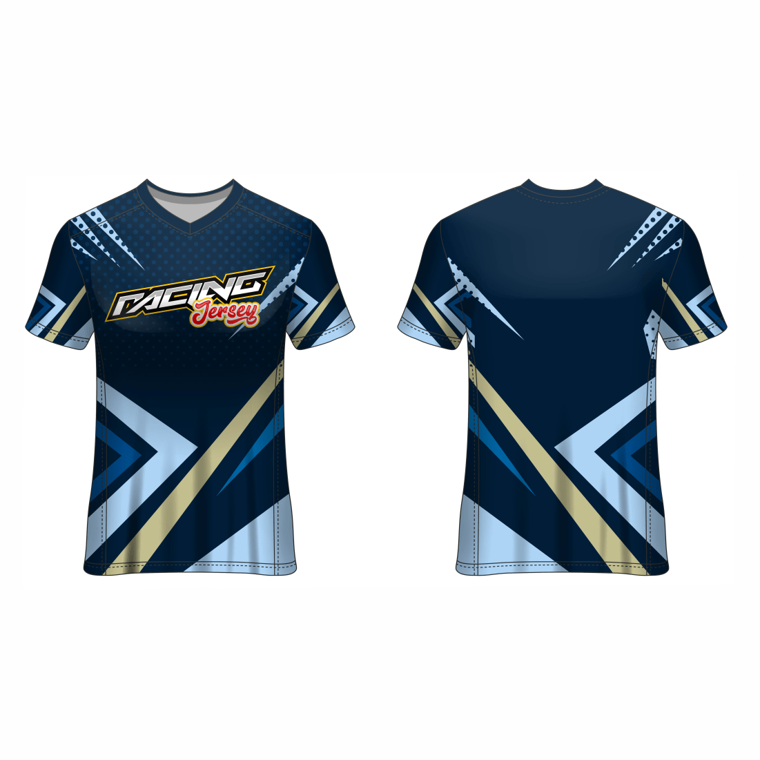 All Over Customized All Over Customized V Neck t-shirt NP0000S691 - Next Print