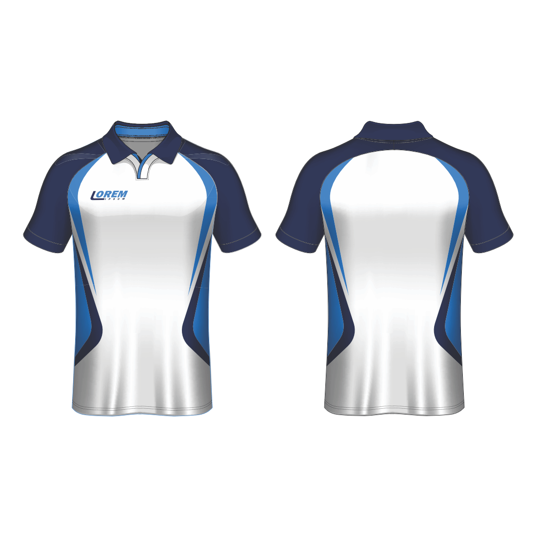 All Over Customized Soccer jersey polo collar sport t-shirt NP0000S615 - Next Print