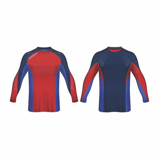 All Over Customized soccer jersey round neck full sleeves sport t-shirt NP0000S550 - Next Print