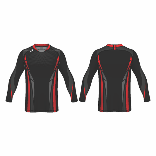 All Over Customized soccer jersey round neck full sleeves sport t-shirt NP0000S551 - Next Print