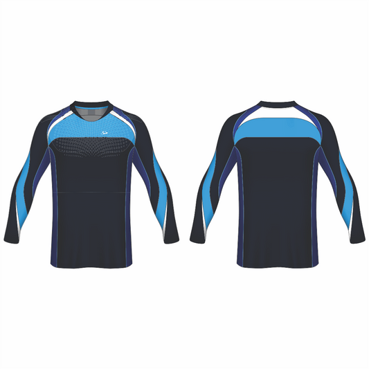 All Over Customized soccer jersey round neck full sleeves sport t-shirt NP0000S558 - Next Print