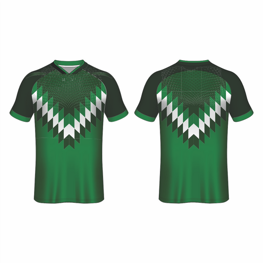 All Over Customized soccer jersey round neck half sleeves sport t-shirt NP0000S557 - Next Print