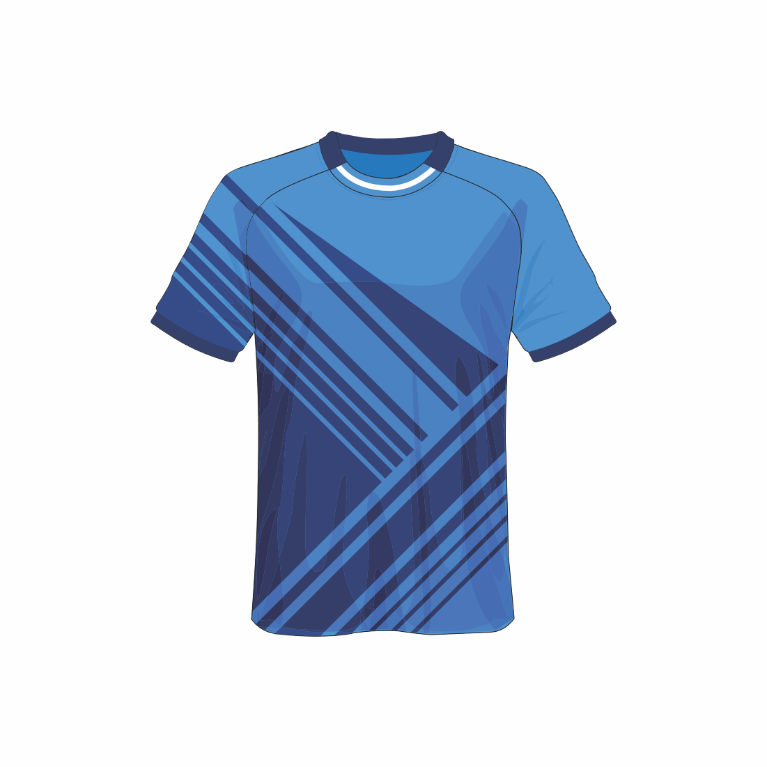 All Over Customized Soccer jersey Round Neck NP0000S533 - Next Print