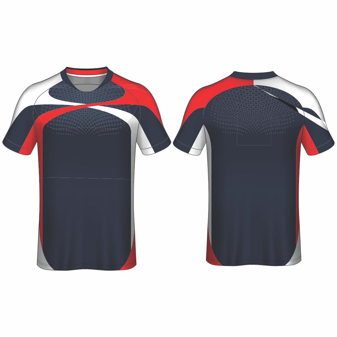 All Over Customized Soccer jersey round neck sport t-shirt NP0000S509 - Next Print