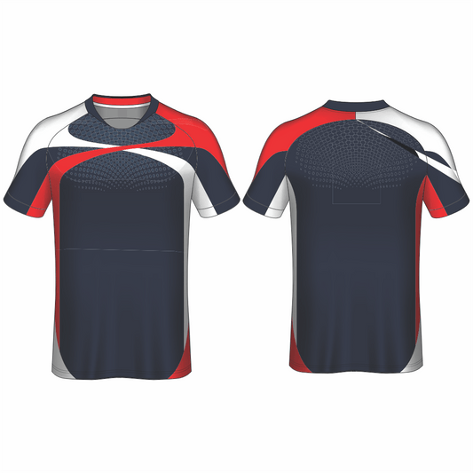 All Over Customized Soccer jersey round neck sport t-shirt NP0000S509 - Next Print